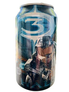 Vintage 2007 XBOX Halo 3 Mountain Dew Game Fuel Empty Can - Exc. Cond. No Dents